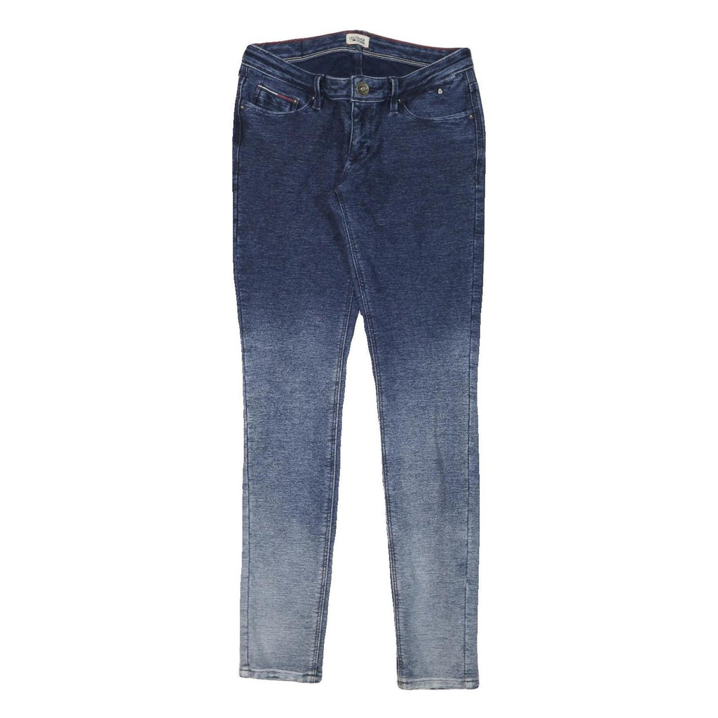 TOMMY HILFIGER Womens Jeans Blue Slim Skinny Denim Light W28 L31 Stylish Stretch