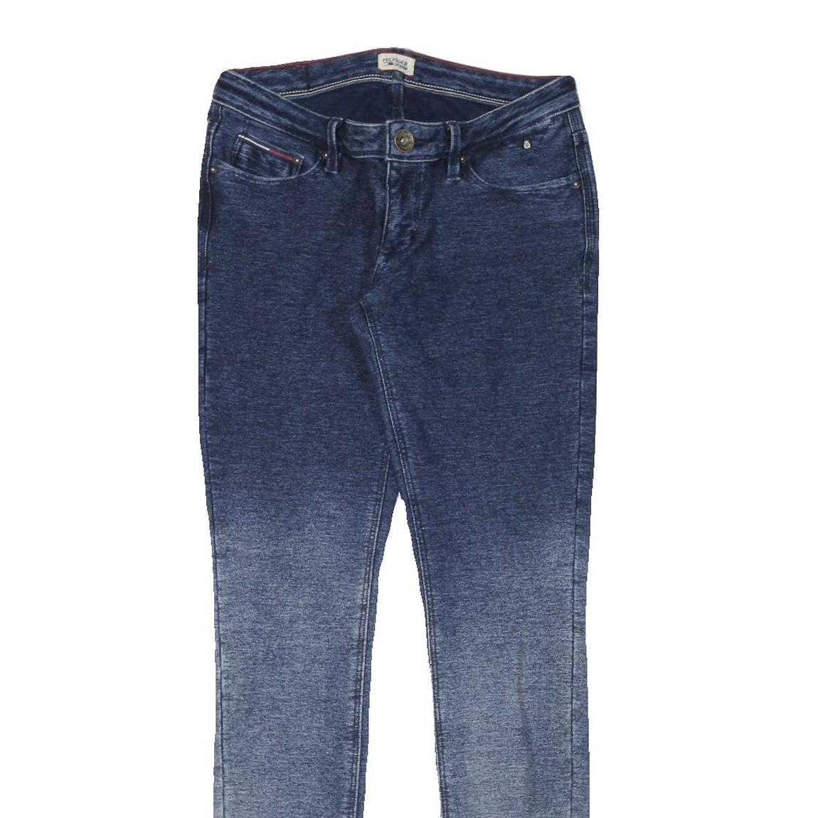 TOMMY HILFIGER Womens Jeans Blue Slim Skinny Denim Light W28 L31 Stylish Stretch