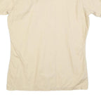 DA DI Mens Beige Shirt L Cotton Blend Short Sleeve Lightweight Casual