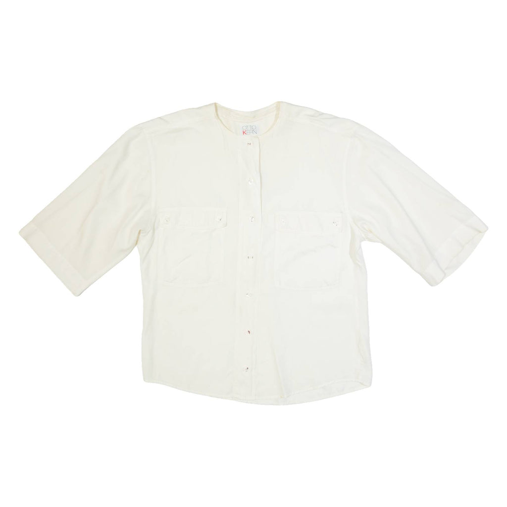OTTO KERN Womens Plain Shirt Cream M