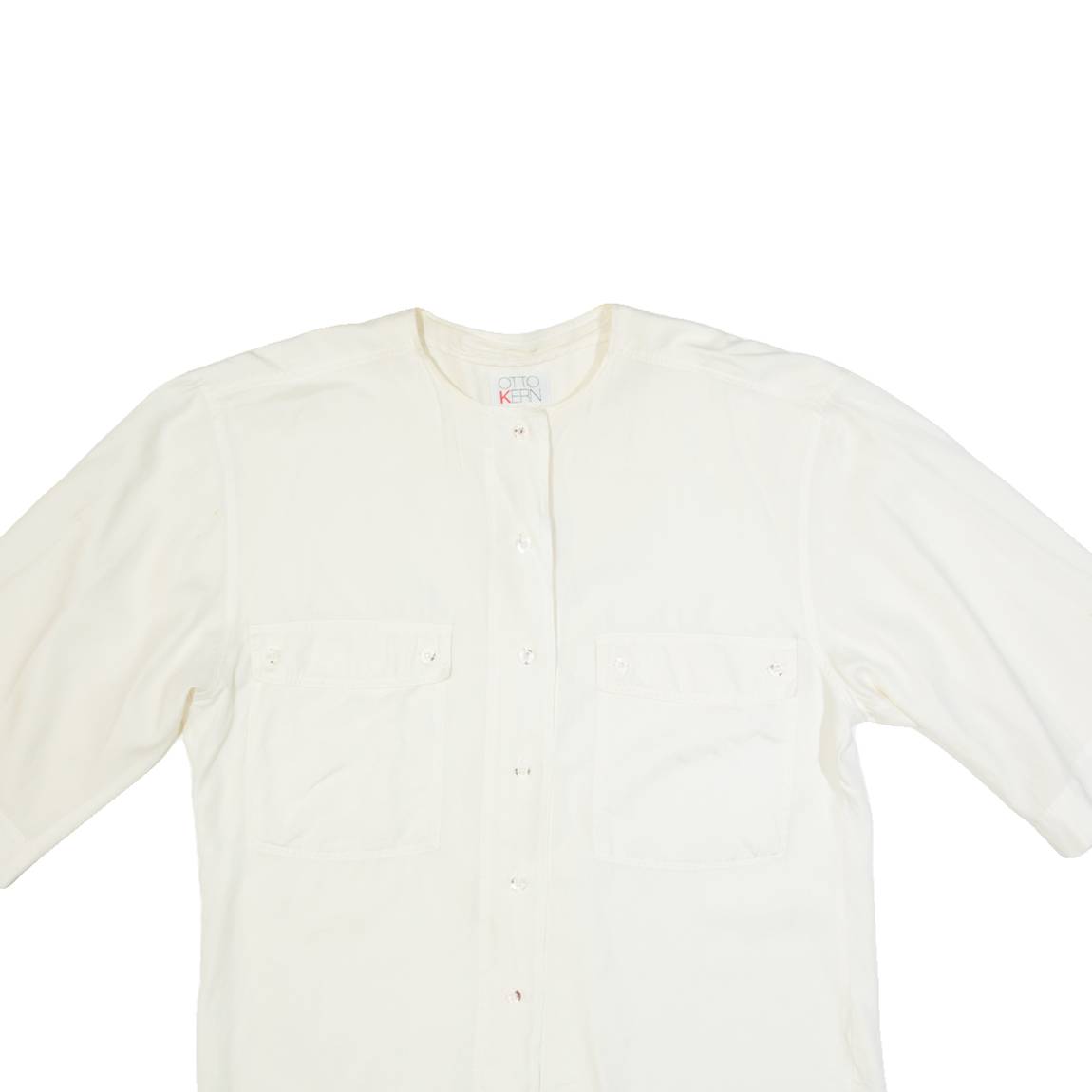 OTTO KERN Womens Plain Shirt Cream M