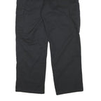DICKIES Mens Regular Black Cargo Trousers W33 L30 Cotton Blend Zip Pocket
