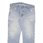 DICKIES Mens Regular Fit Blue Denim Jeans Cotton Blend W40 L32 Workwear Zip