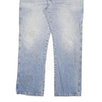 DICKIES Mens Regular Fit Blue Denim Jeans Cotton Blend W40 L32 Workwear Zip