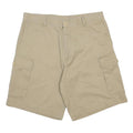NAUTICA Mens Shorts Beige Cargo Plain L W36 Classic Cotton Comfortable
