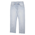 LEVI'S 501 Womens Jeans Blue Regular Straight Denim Light W24 L32 Classic Button
