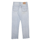 LEVI'S 501 Womens Jeans Blue Regular Straight Denim Light W24 L32 Classic Button