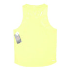 NEW BALANCE Womens Yellow Sports Top Sleeveless Round Neck S Running Fitness