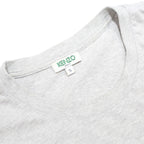 KENZO Mens Grey Graphic T-Shirt S Short Sleeve Crew Neck Cotton Paris