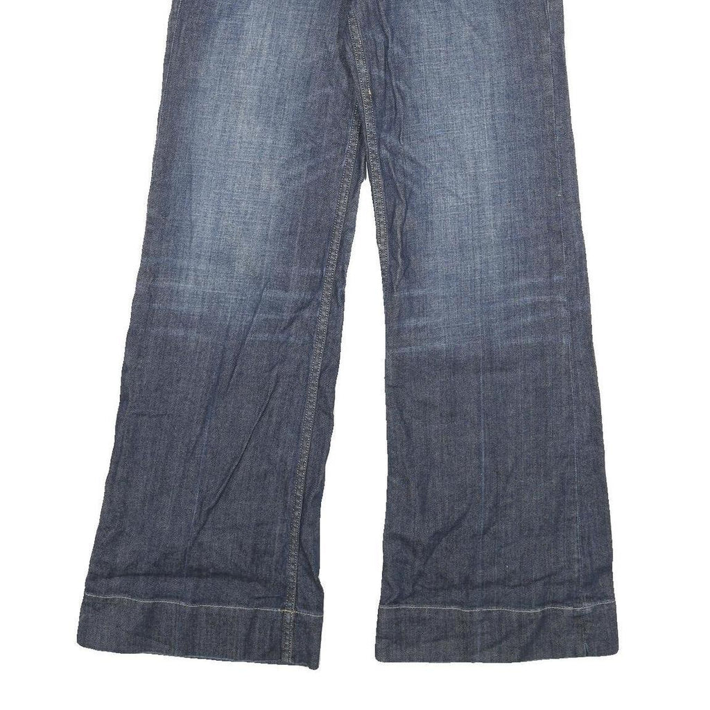 AMERICAN EAGLE Womens Loose Blue Denim Medium W32 L31 Cotton Blend Zip Jeans