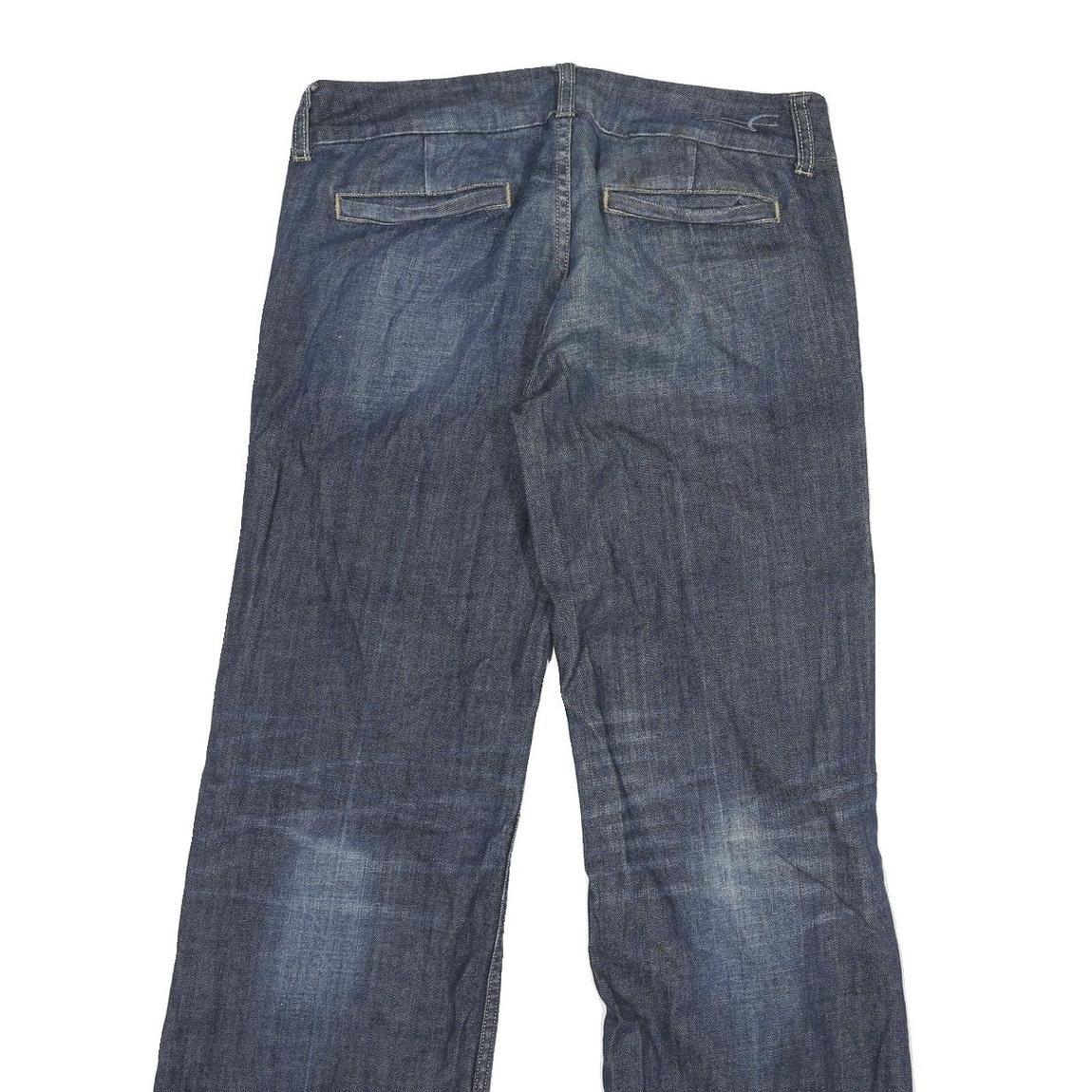 AMERICAN EAGLE Womens Loose Blue Denim Medium W32 L31 Cotton Blend Zip Jeans