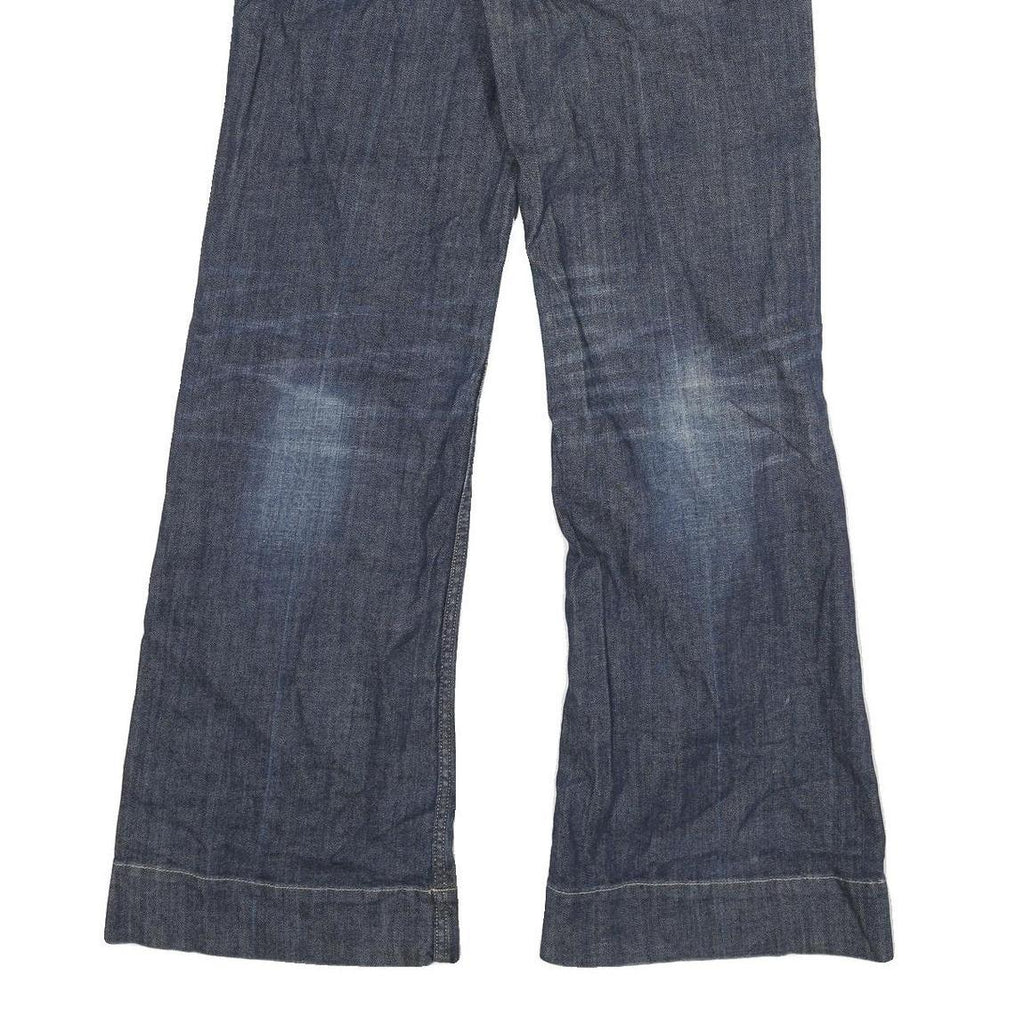 AMERICAN EAGLE Womens Loose Blue Denim Medium W32 L31 Cotton Blend Zip Jeans