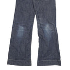 AMERICAN EAGLE Womens Loose Blue Denim Medium W32 L31 Cotton Blend Zip Jeans