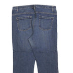 NAUTICA Womens Jeans Blue Regular Straight Denim Medium W34 L24 Zip Cotton Blend