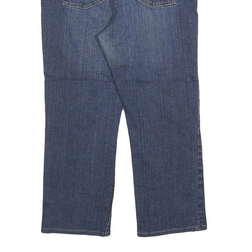 NAUTICA Womens Jeans Blue Regular Straight Denim Medium W34 L24 Zip Cotton Blend