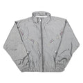 KAELIN Womens Grey Nylon Jacket S Zip Plain Lightweight Polyester