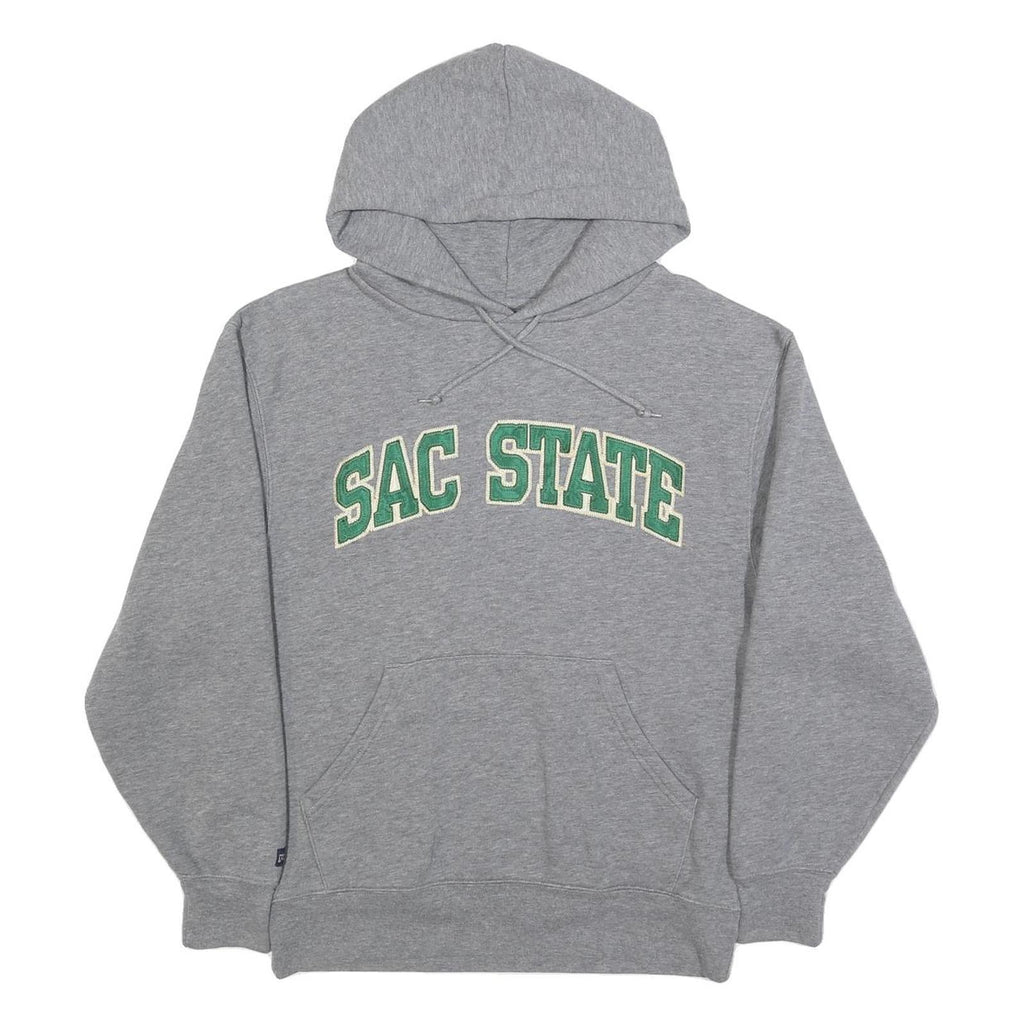 JANSPORT Womens Grey Sac State Hoodie M M Cotton Blend Pullover Casual