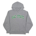 JANSPORT Womens Grey Sac State Hoodie M M Cotton Blend Pullover Casual