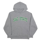 JANSPORT Womens Grey Sac State Hoodie M M Cotton Blend Pullover Casual