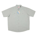 WRANGLER Mens Grey Cotton Blend Shirt XL Casual Button Down Pocket