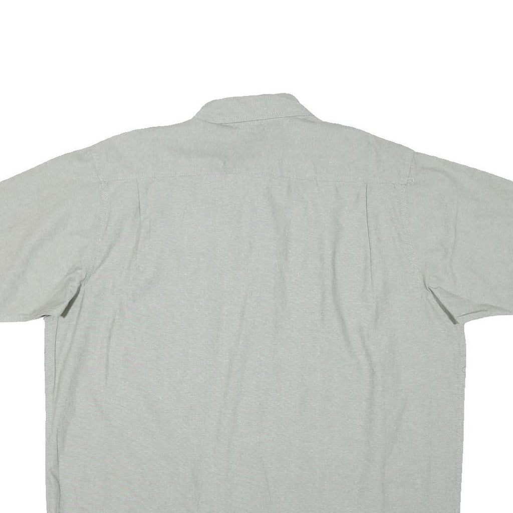 WRANGLER Mens Grey Cotton Blend Shirt XL Casual Button Down Pocket