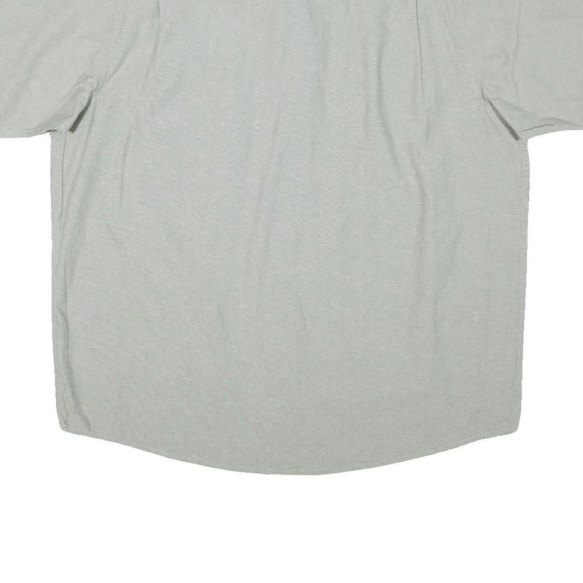 WRANGLER Mens Grey Cotton Blend Shirt XL Casual Button Down Pocket