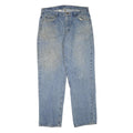 CARHARTT Mens Jeans Blue Regular Straight Denim Medium W38 L34 Classic Zip
