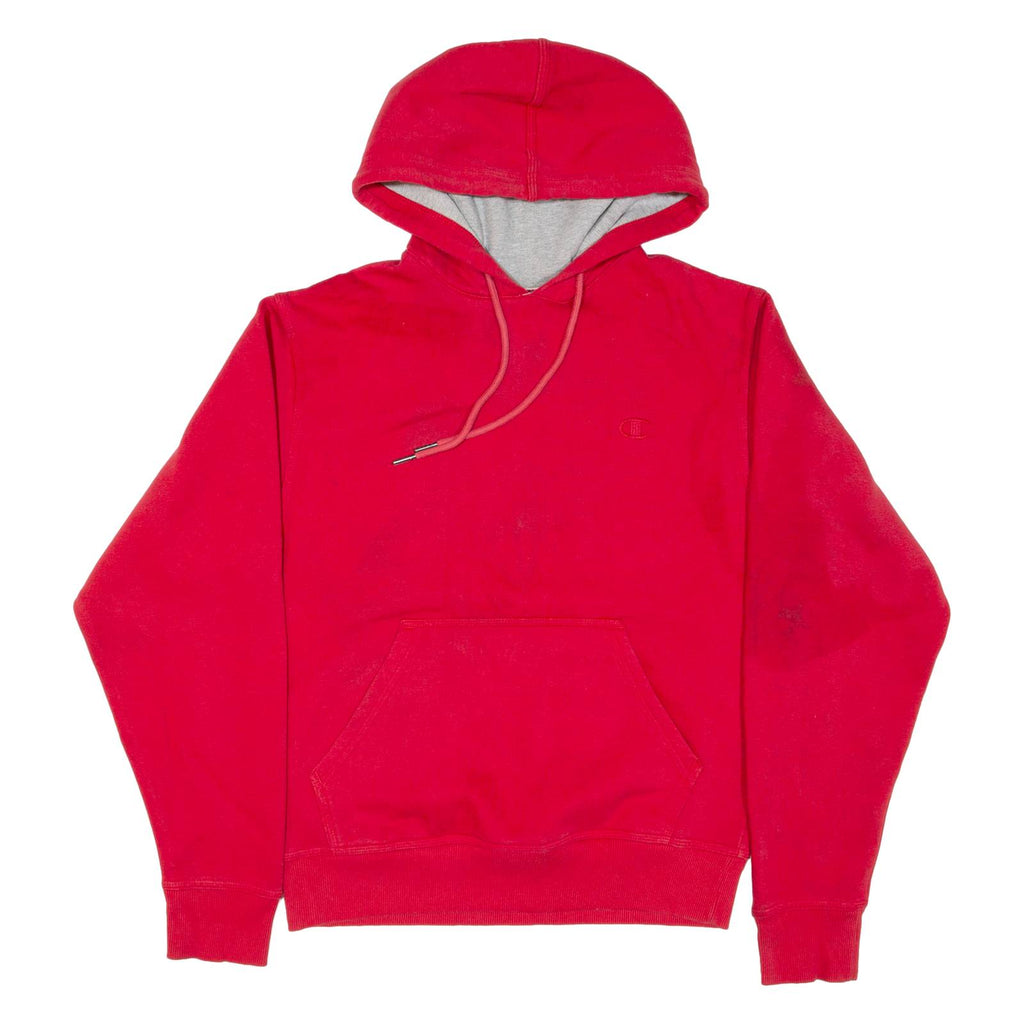 CHAMPION Mens Red Hoodie S