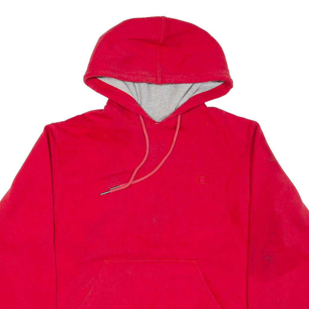 CHAMPION Mens Red Hoodie S