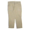 CARHARTT Mens Jeans Beige Relaxed Straight Denim W38 L30 Workwear Durable