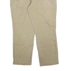 CARHARTT Mens Jeans Beige Relaxed Straight Denim W38 L30 Workwear Durable