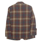 REQUIREMENTS Petite Womens Blazer Jacket Grey Wool Check UK 8