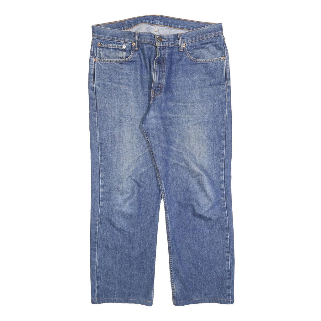 LEVI'S 751 02 Mens Jeans Blue Regular Straight Denim Medium W36 L27 Classic Fit