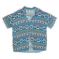 Mens Shirt Blue Fair Isle M