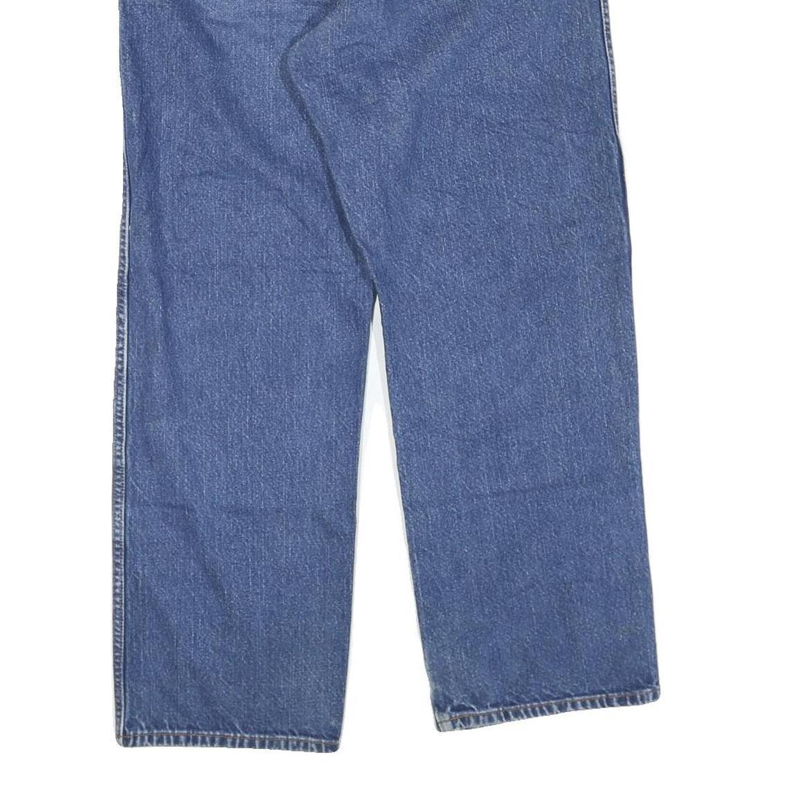 DICKIES Mens Regular Blue Denim Jeans W36 L30 Classic Zip Cotton Blend Workwear