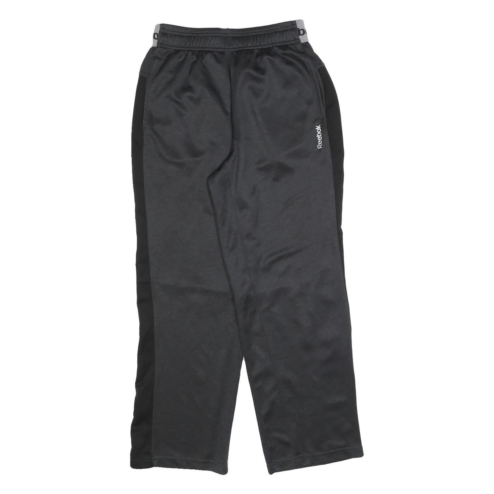 REEBOK Womens Joggers Black & Grey Slim Tapered Size S W26 L28 Sportswear