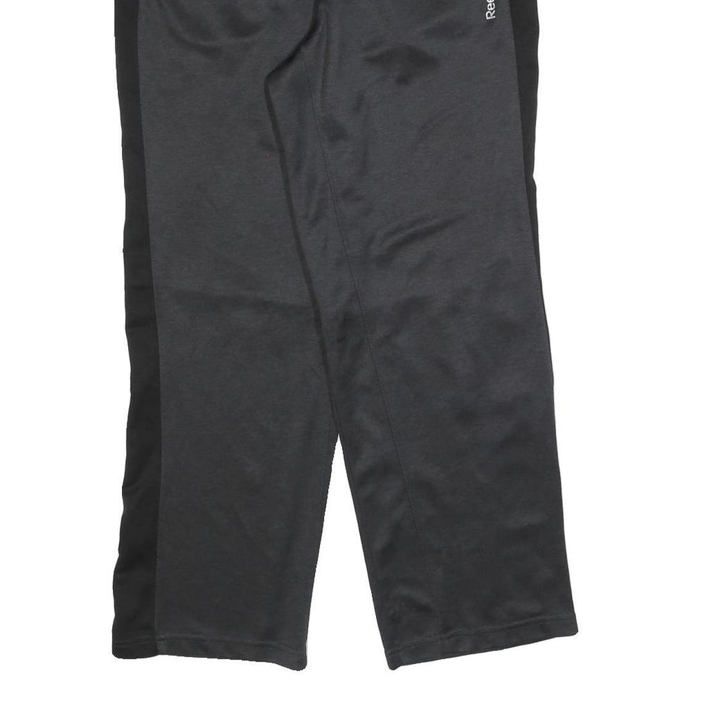 REEBOK Womens Joggers Black & Grey Slim Tapered Size S W26 L28 Sportswear