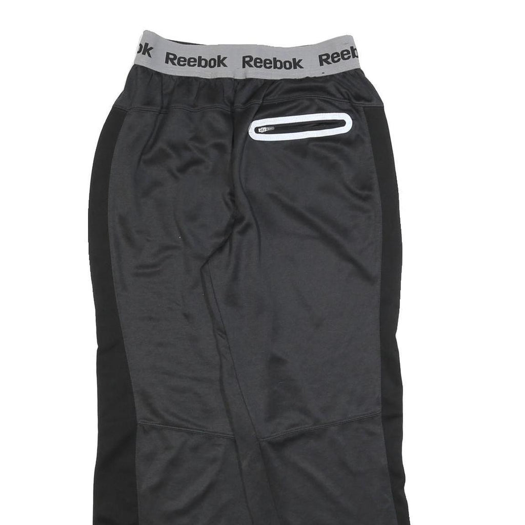 REEBOK Womens Joggers Black & Grey Slim Tapered Size S W26 L28 Sportswear