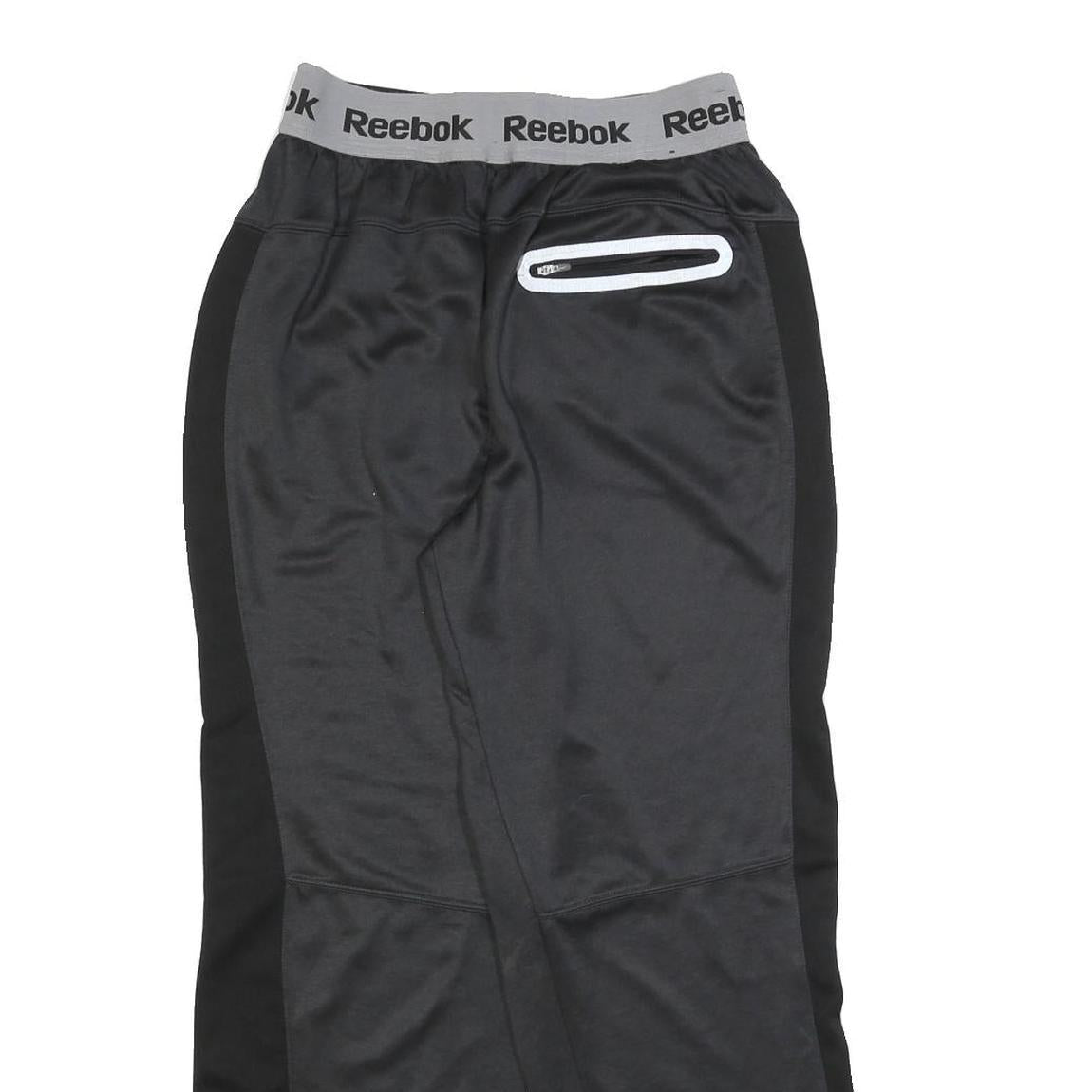 REEBOK Womens Joggers Black & Grey Slim Tapered Size S W26 L28 Sportswear