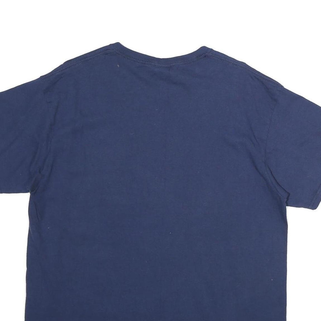 DELTA Mens Blue Auburn Graphic T-Shirt M Short Sleeve Crew Neck Sportswear