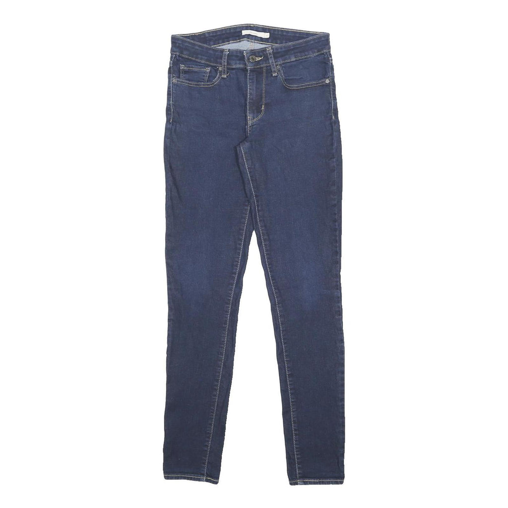 LEVI'S 711 Womens Jeans Blue Slim Skinny Denim W27 L32 Classic Fit Zip