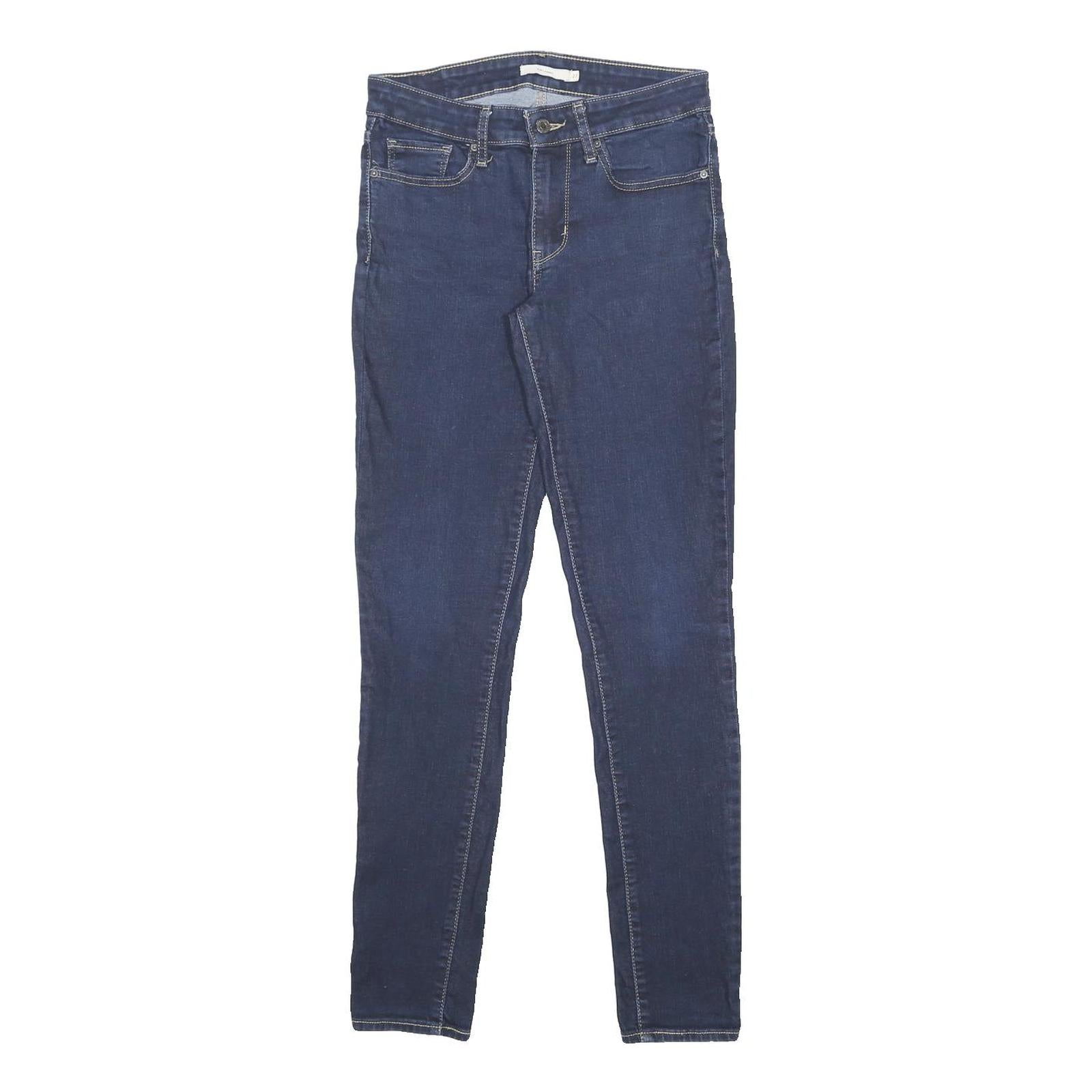 LEVI'S 711 Womens Jeans Blue Slim Skinny Denim W27 L32 Classic Fit Zip