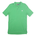 CHAPS Mens Green Polo Shirt S Short Sleeve Cotton Basic Casual