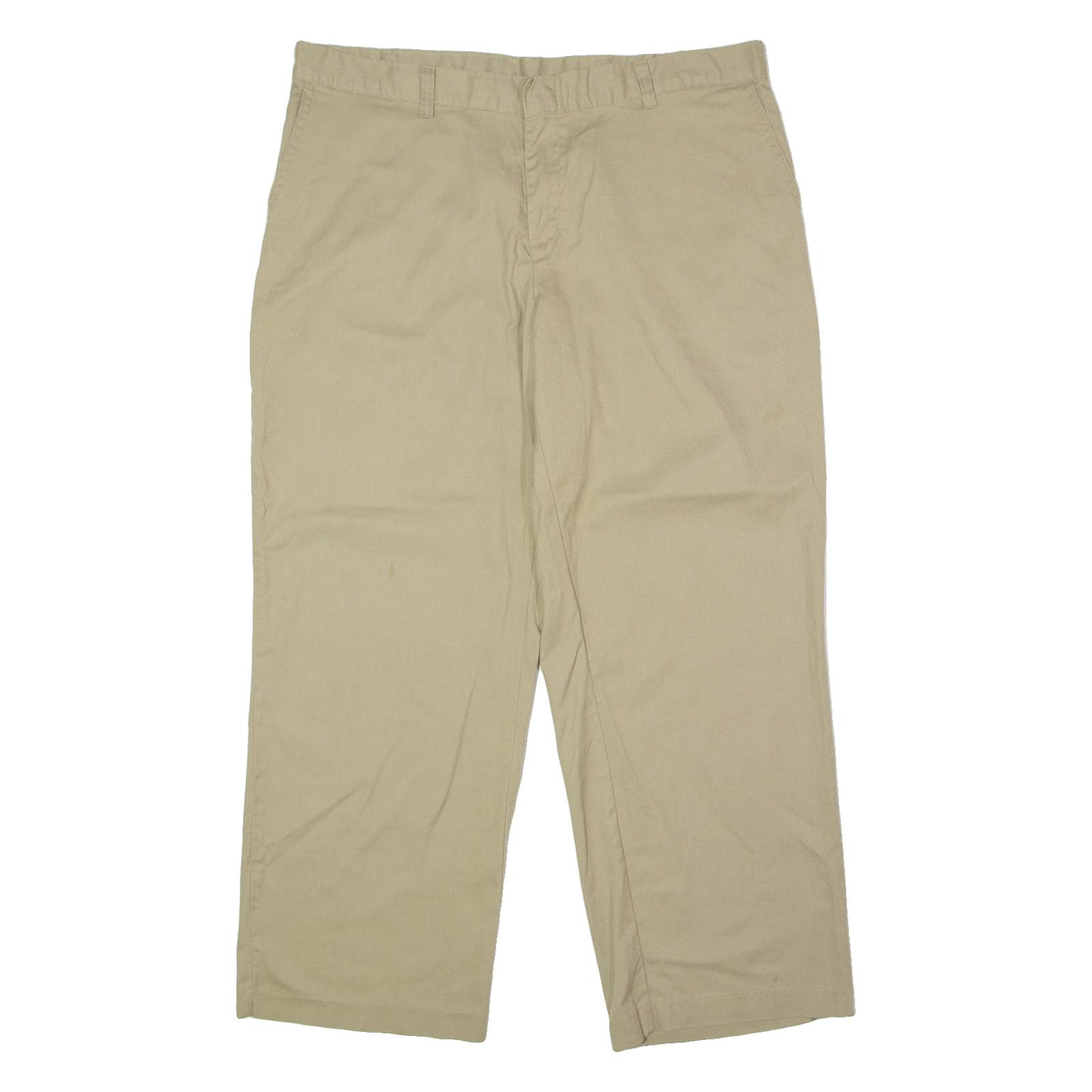 DICKIES Workwear Womens Trousers Beige Regular Wide-Leg W36 L28