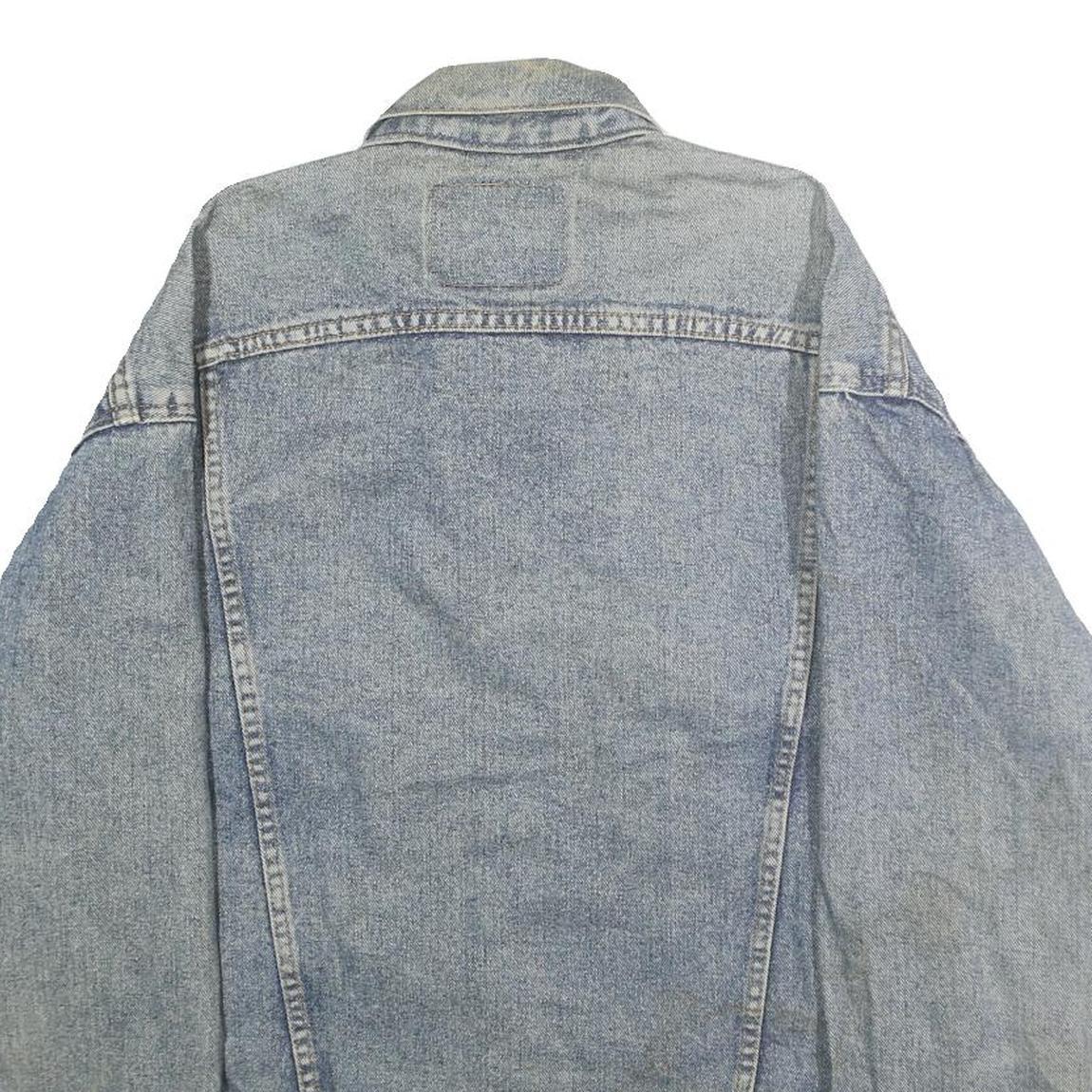 LEVI'S Mens Blue Denim Button Jacket M Cotton Classic Casual Vintage