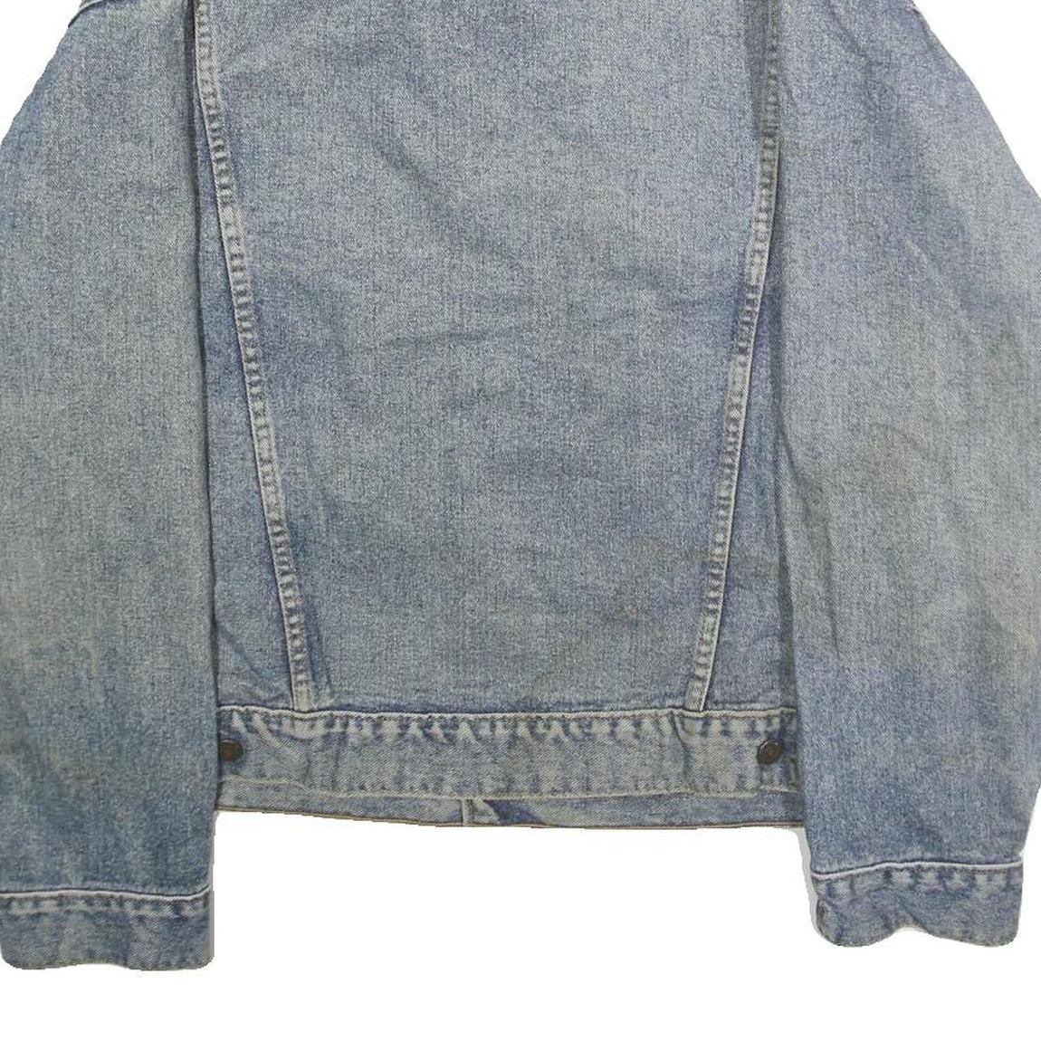 LEVI'S Mens Blue Denim Button Jacket M Cotton Classic Casual Vintage