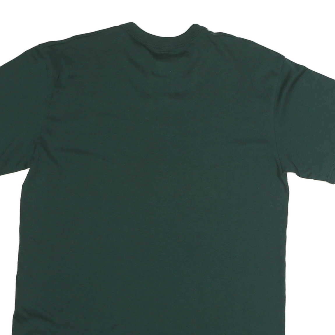 MAJESTIC Mens Green Tin Caps Graphic T-Shirt L Short Sleeve Crew Neck Cotton