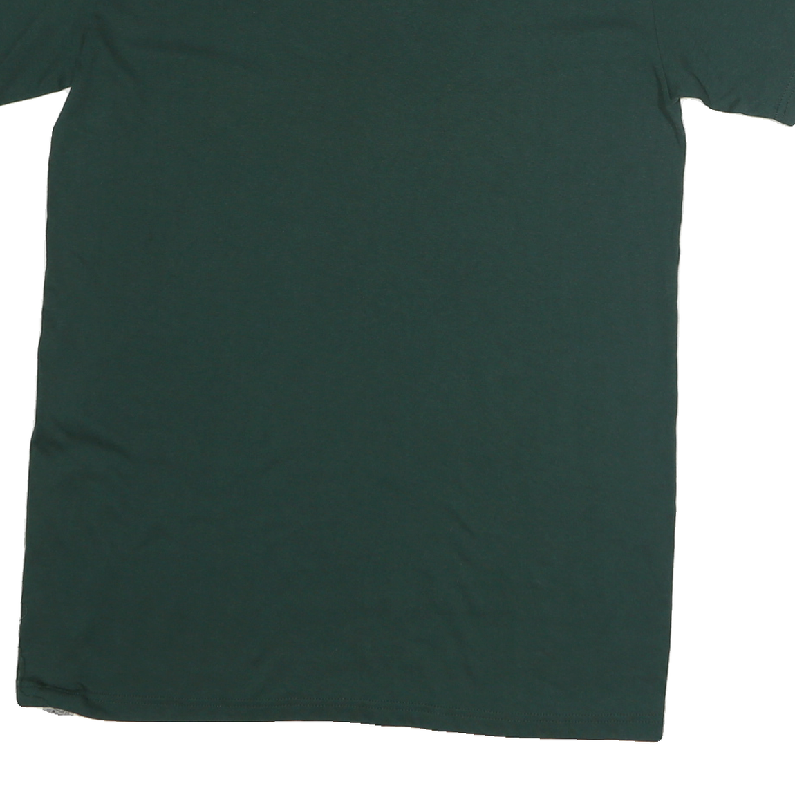 MAJESTIC Mens Green Tin Caps Graphic T-Shirt L Short Sleeve Crew Neck Cotton