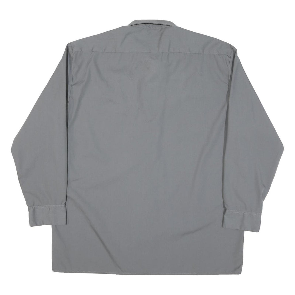 CARHARTT Mens Grey Plain Shirt XL Workwear Durable Cotton Blend