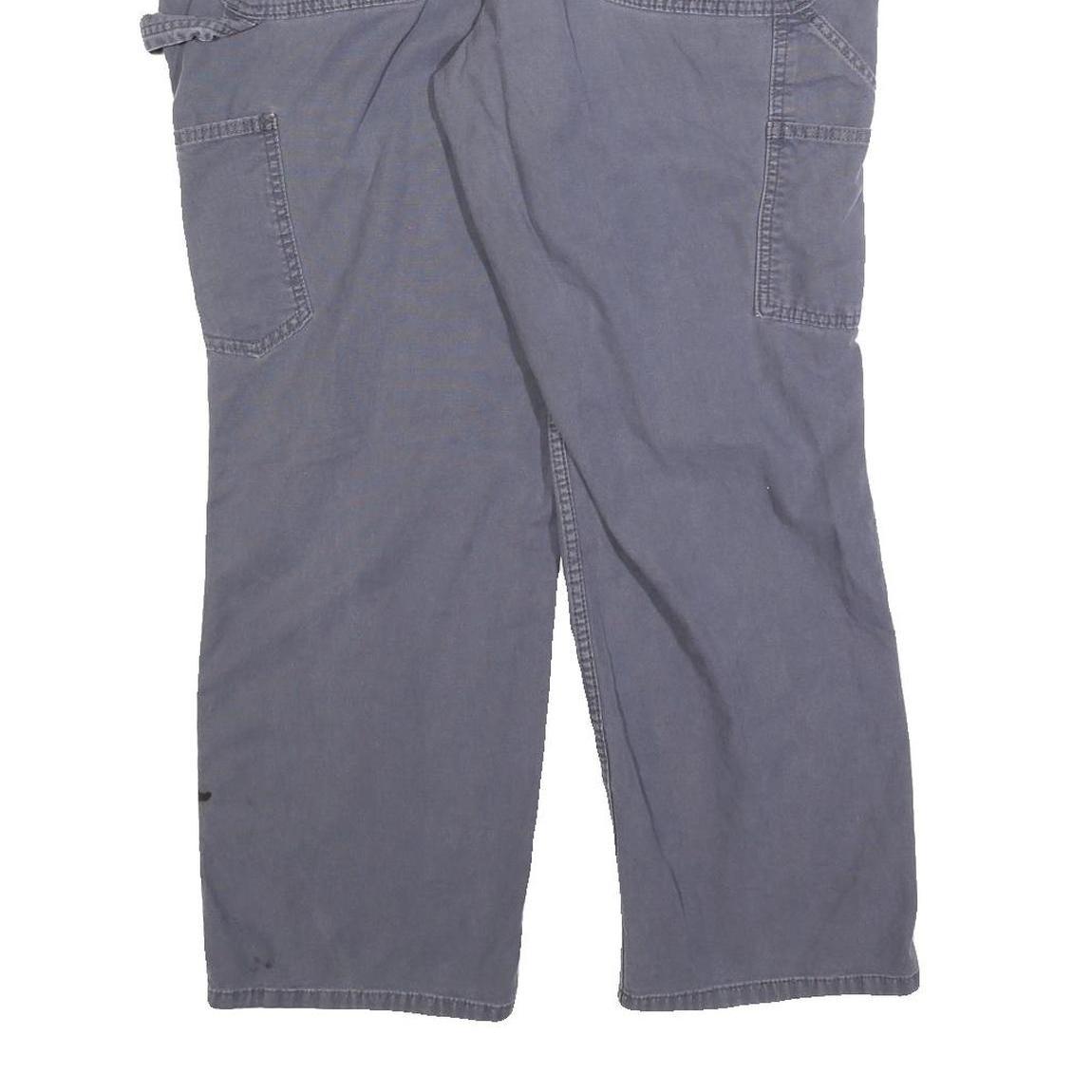 CARHARTT Womens Cotton Regular Blue Workwear Trousers W36 L28 Utility Zip